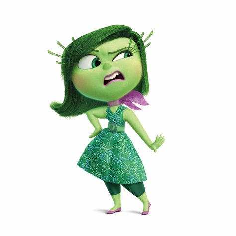 Inside Out Characters Disgust, Inside Out 2 Stickers, Inside Out 2 Disgust, Inside Out 2 Characters, Disgust Inside Out, Inside Out Disgust, Blonde Hair Cartoon, Disgusted Inside Out, Inside Out2