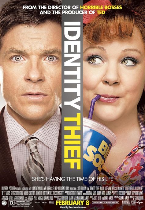 Identity Thief (2013) Identity Theft Movie, Genesis Rodriguez, Ellie Kemper, Identity Thief, Morris Chestnut, Jason Bateman, Movies Worth Watching, I Love Cinema, See Movie