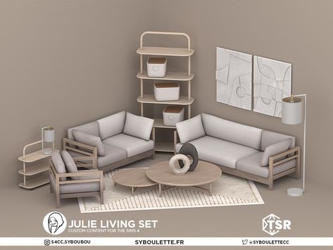 Sims 4 Pack, Living Room Sims 4, Sims 4 Cc Furniture Living Rooms, Living Room Pink, Sims 4 Kitchen, Resource Furniture, Die Sims 4, Mod Furniture, Sims Packs