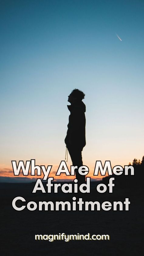 It’s a question that has been asked for centuries and one that still remains a mystery to many men today. Why are men so afraid of commitment? #men #psychology #commitment Men Psychology, Afraid Of Commitment, Many Men, Deal With It, A Question, Psychology