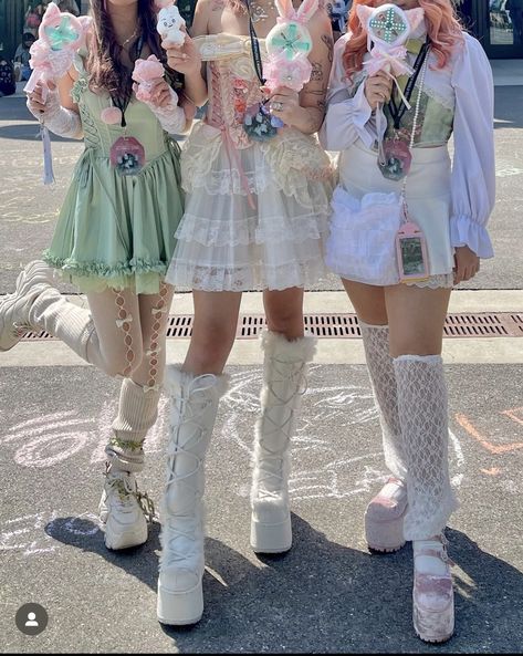 Pop Concert Outfit, Dollcore Outfits, Concert Ootd, Kpop Concert Outfit, Pastel Outfit, Concert Fits, Fire Fits, Wardrobe Outfits, Harajuku Fashion