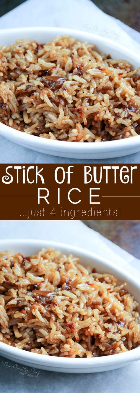 Stick Of Butter Rice, Rice Side Dish Recipes, Chef Boyardee, Simple Pantry, Rice Side, Rice Side Dishes, Butter Rice, Idee Pasto Sano, Side Recipes