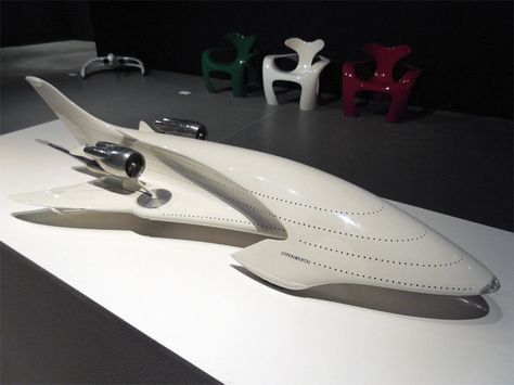 the first retrospective exhibition of the works conceived by luigi colani, german-born swiss-italian artist, industrial designer, and aerodynamicist are currently on display at the triennale bovisa in milan, italy. Luigi Colani, Future Transportation, Drone Design, Arte Robot, Spaceship Concept, Flying Car, Spaceship Design, Concept Ships, Futuristic Cars