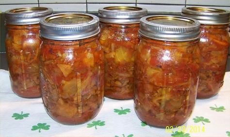 Unstuffed Cabbage Rolls - Canning Homemade! Canning Cabbage, Canning Soup Recipes, Unstuffed Cabbage Rolls, Food Canning, Pressure Canning Recipes, Stuffed Cabbage Rolls, Beef Cabbage, Food Preserving, Small Cabbage