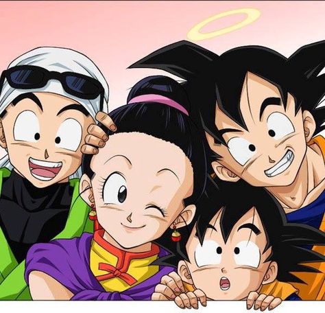 Goku' family Dragon Ball Characters, Gohan And Goten, Goten Y Trunks, Goku And Gohan, Goku And Chichi, Dragon Z, Dragon Ball Wallpaper Iphone, Dragon Ball Image, Anime Dragon Ball Goku