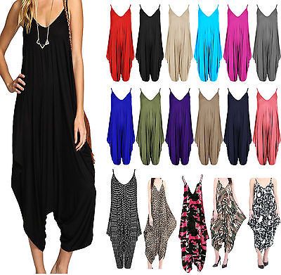 Ladies Cami Lagenlook Romper Baggy Harem Playsuit Women Jumpsuit Dress Plus Size Baby Booties Free Pattern, Harem Jumpsuits, Women Jumpsuit, Loose Jumpsuit, Playsuit Dress, Maternity Jumpsuit, Romper Dress, Lady V, Dress Plus Size