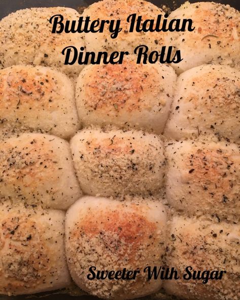 Buttery Italian Dinner Rolls | Sweeter With Sugar How To Make Rolls, Italian Pasta Bake, Italian Rolls, Creamy Chicken Casserole, Recipes Bread, Biscuit Rolls, Blueberry Bread, Best Bread Recipe, Roll Recipes