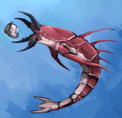 Weird Ocean Creatures, Fantasy Sea Creatures, Subnautica Creatures, Subnautica Concept Art, Ocean Creatures Art, Speculative Evolution, Monster Artwork, Monster Drawing, Arte Alien