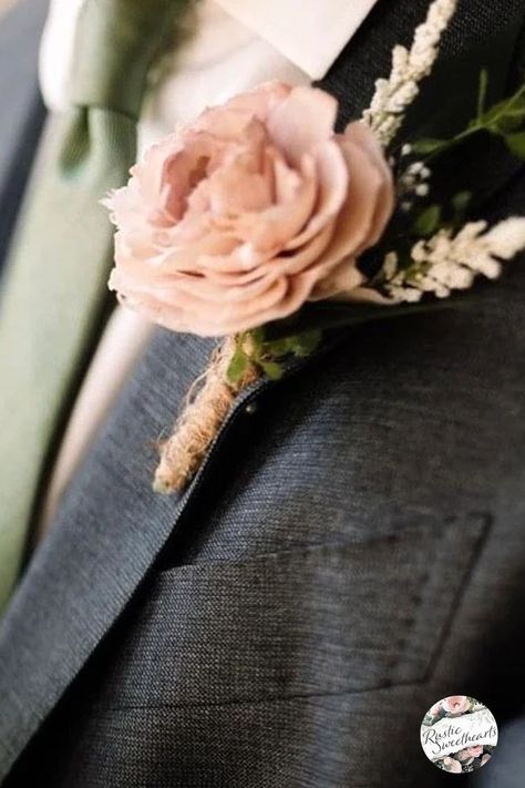 Dusty Rose Corsage, Dusty Rose Boutonniere, Damask Style, Round Bouquet, Rose Soft, Rose Corsage, Groomsmen Boutonniere, Rose Boutonniere, Cottage Rose