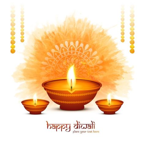 Illustration of burning diya on happy di... | Free Vector #Freepik #freevector #shubh-diwali #abstract-diwali #happy-diwali-deepavali #diwali-banner Thaipusam Poster Design, Diwali Banner, Diwali Happy, Diwali Holiday, Diwali Lights, Temple Design For Home, Free Vector Illustration, Diwali Wishes, Diwali Celebration