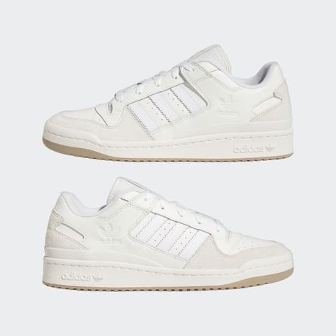 adidas Forum Low Classic Shoes - White | Men's Basketball | adidas US Adidas Samba White, Adidas White Shoes, Adidas Forum Low, Adidas White Sneakers, Forum Low, Adidas Shoes Mens, Pretty Shoes Sneakers, Adidas Forum, Shoe Wishlist