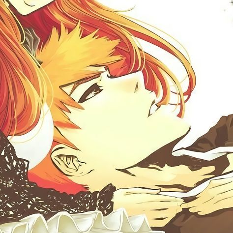 bleach matching icons 2/2 Orihime Bleach, Ichigo X Orihime, Bleach Orihime, Ichigo And Orihime, Ichigo Manga, Bleach Pictures, Bleach Couples, Ichigo Y Rukia, Orihime Inoue