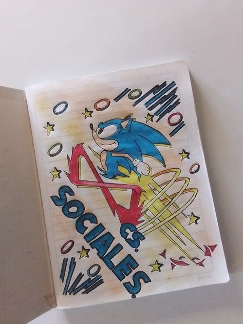 Portada diseñada en el vídeo juego Sonic. Creative School Project Ideas, School Project Ideas, School Project, Notebook Cover, School Projects, Otaku Anime, Project Ideas, Sonic, Dibujos Bonitos