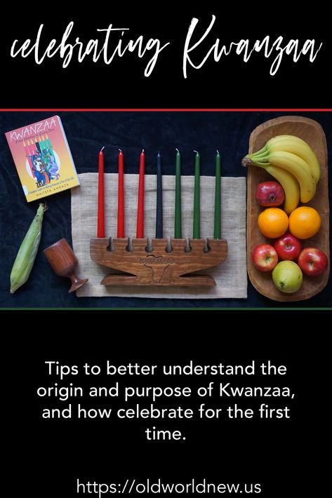 Kwanzaa is a holiday that serves as a reminder to African-Americans and pan-Africans that we still have a connection to the culture that we were denied due to slavery, and that we can reflect on it and continue to build on it by living intentionally. Kwanzaa Day 3, Kwanzaa Day 4, How To Celebrate Kwanzaa, Kwanzaa Food, Kinara Kwanzaa, Kujichagulia Kwanzaa, Kwanzaa Party, Kwanzaa Principles, Zero Waste Holiday