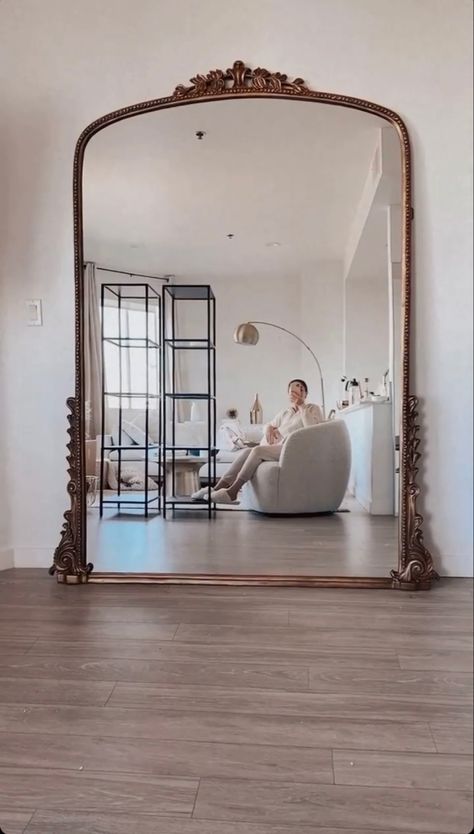 Anthropologie Primrose Mirror, Primrose Mirror Anthropologie, Small Condo Living, Gleaming Primrose Mirror, Primrose Mirror, Anthropologie Mirror, Room Mirrors, Vintage Decorating, Small Condo