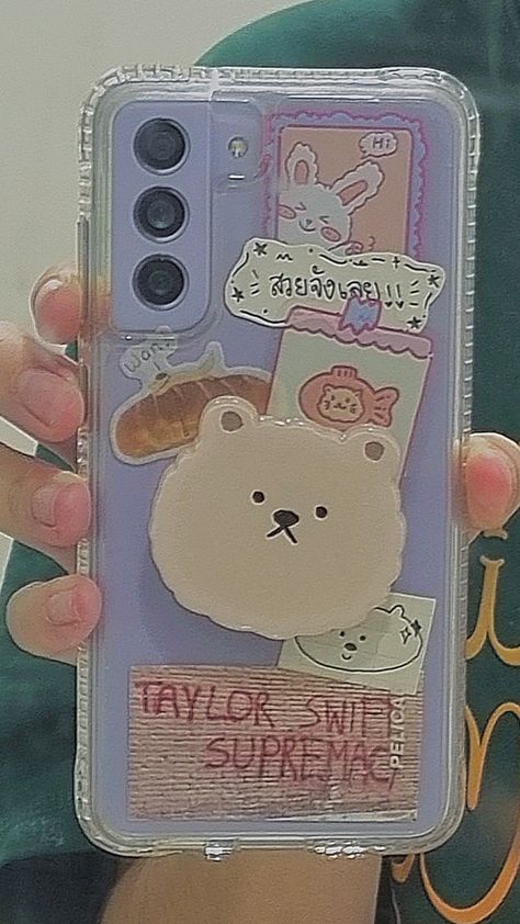 purple clear case photos aesthetic taylor swift cute bear cat bread stickers bunny phonecase Cat Bread, Aesthetic Taylor Swift, Phone Case Ideas, Bear Cat, Photos Aesthetic, Taylor Swift Cute, Case Ideas, Clear Phone Case, Cute Bear