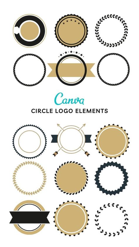 Circle logo elements Canva vector brandinglogo #logoidentity #logodiy. Aesthetic Logo Design Ideas Canva, Circle Business Card Design, Canva Circle Element, Canva Logo Ideas Aesthetic, Canva Template Ideas Aesthetic, Circle Frame Logo Png, Circle Logo Design Ideas Graphics, Circle Frame Aesthetic, Circle Logo Ideas