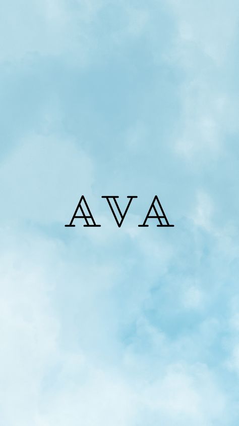 Ava Wallpaper Name, Ava Wallpaper, Ava Name, Sims Names, Blue Names, Lilo And Stitch Drawings, Stitch Drawing, Name Wallpaper, Lilo And Stitch