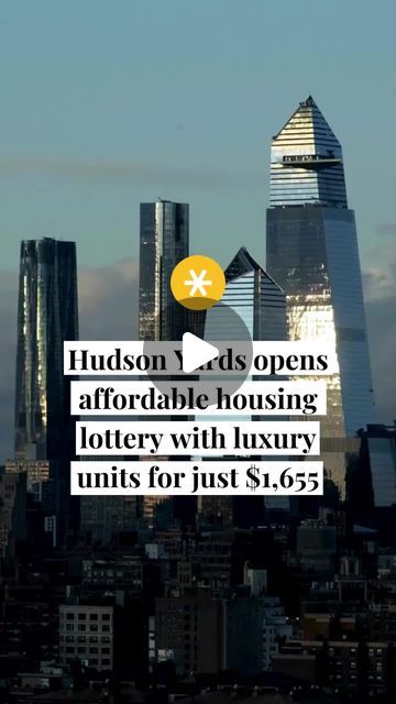 Secret NYC on Instagram: "[🔗 IN BIO] A New Yorker once said, "The rent is too DAMN HIGH," and he was so damn right 😭💔, but a Hudson Yards tower has just opened up a new affordable housing lottery. Head to @secret_nyc's link in bio for all the details (If you don't know how to apply, don't worry! We have an article for that too 😉)! #mysecretnyc #lifestyle⁠
🎥: via Canva" Hudson Yards, Affordable Housing, An Article, Open Up, New Yorker, Don't Worry, No Worries, Link In Bio, Tower