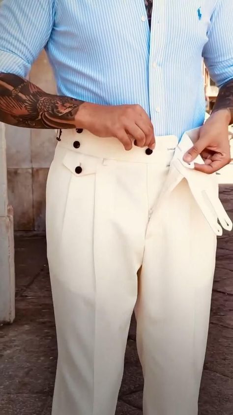 White gurkha , masterpiece for the summer ! | Mens casual dress outfits, Mens casual dress, Men fashion casual shirts Formal Trousers For Men, Mens Pants Fashion Casual, Classic Dressing, Stylish Men Wear, African Wear Styles For Men, Latest African Men Fashion, Classy Outfits Men, Dress Suits For Men, Men Fashion Casual Shirts