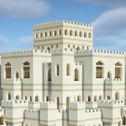 Desert Palace Minecraft, Desert Castle Minecraft, Minecraft Mosque, Minecraft Desert House, Minecraft Details, Desert Castle, Greek Interior Design, Minecraft Desert, Minecraft Castle Blueprints