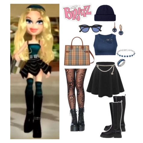 Bratz Halloween Costume Ideas, Bratz Look Outfit, Bratz Dolls Clothes, Bratz Inspired Outfits Shein, Bratz Rock Angels Outfits, Rock Angelz Outfits, Bratz Style Inspiration, Bratz Doll Outfits Inspiration, Bratz Dolls Aesthetic Outfits