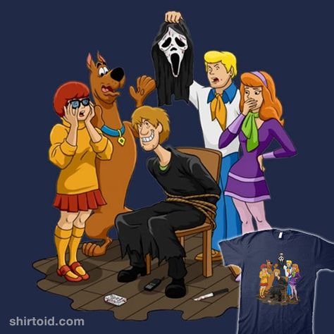 Nice Try | Shirtoid #daphne #daphneblake #film #fredjones #ghostface #horror #movies #mysteryinc #scoobygang #scoobydoo #scream #shaggyrogers #sk8rdan #tvshow #velma #velmadinkley The Scooby Gang, Scooby Gang, Scooby Doo Pictures, Horror Shirts, Scooby Doo Mystery Inc, Scooby Doo Images, Scooby Doo Mystery Incorporated, Day Of The Shirt, New Scooby Doo