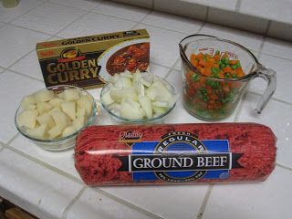 Broke Da Mouth: Hamburger Curry - Local Dining on a Budget Hamburger Curry Recipe, Hamburger Curry, Curry Ground Beef, Chef Boyardee, Cafeteria Food, Homecooked Meals, Hamburger Recipes, Cup Noodles, Island Food