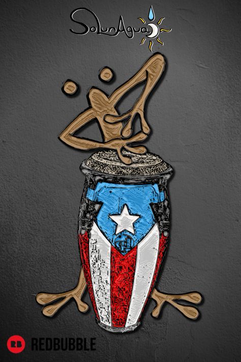 #Coqui #Taino #Conguero #CoquíTaíno playing the #Conga. #Coquí is the common name for several species of small frogs native to #PuertoRico. #boricua #TainoArt #Boriken #salsa #bomba #plena #jibaro #FaceMask #Tshirts #Stickers #FindYourThing #SoLunAgua Puerto Rican Painting Ideas, Coqui Tattoo Ideas, Puerto Rican Drawings, Taino Coqui Tattoo, Small Puerto Rico Tattoo Ideas For Women, Coqui Tattoo Puerto Rico, Taino Indians Puerto Rico Tattoo, Coqui Taino Tattoo, Boricua Tattoos