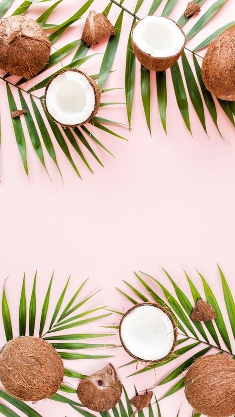 Coconut Background Wallpapers, Coconut Wallpaper, Candle Logo Design, Fruit Photography, Food Backgrounds, Fruit Art, Summer Wallpaper, Branding Photos, Tropical Vibes