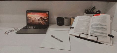 Aesthetic is minimalistic, white study desk designed with coloured concrete planters and grey and white accessories Minilastic Aesthetic, Study Desk Ideas, Desk Aesthetic, Desk Ideas, Study Desk, Coffee Maker, Kitchen Appliances, Desk, Coffee Machine