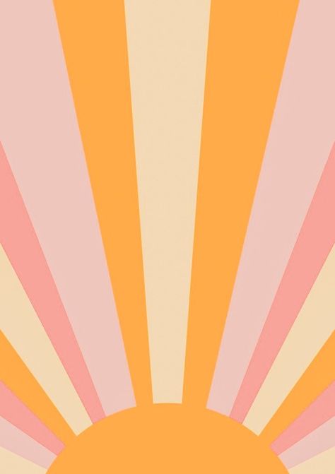 Boho Sun Wallpaper Iphone, Groovy Easter Wallpaper, Sunshine Iphone Wallpaper, Sunny Background, Wallpaper Iphone Boho, Iphone Wallpaper Pattern, Preppy Wallpaper, Orange Wallpaper, Cute Patterns Wallpaper