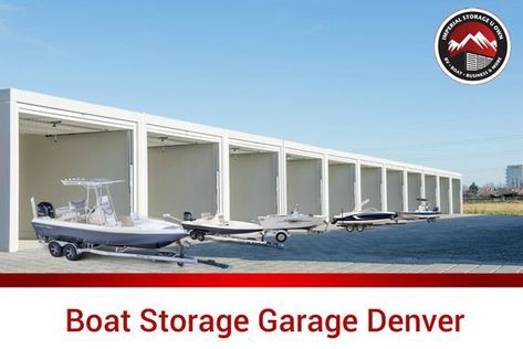 Boat Storage Ideas Buildings, Boat Storage Ideas, Atv Garage, Indoor Garage, Exterior Wall Panels, Fire Sprinkler System, Storage Buildings, Rv Garage, Storage Garage