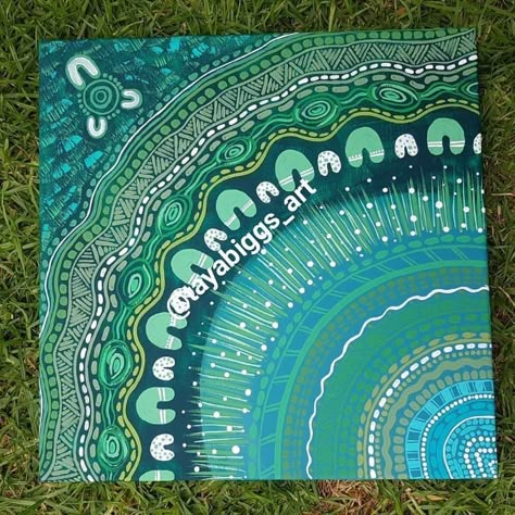 Aboriginal Art Australian, Aboriginal Art Dot Painting, Painting Mandala, Aboriginal Dot Painting, Indigenous Australian Art, Aboriginal Dot Art, Aboriginal Painting, Art Painting Tools, Family Canvas