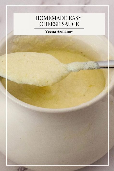 Best Cheese Sauce, Make Cheese Sauce, Cheese Sauce For Broccoli, Pasta Veggies, How To Make Cheese Sauce, Homemade Cheese Sauce, Brown Butter Sauce, Zesty Sauce, Cheese Sauce Recipe