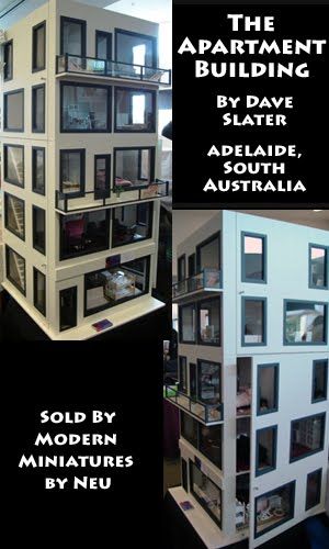 High-rise  apartments dollhouse Dollhouse Apartment Building, Dollhouse Apartment, Doll Apartment, Miniature Apartment Building, Real Good Toys, Mini Apartments, Modern Dolls House, Dolls House Shop, High Rise Apartments