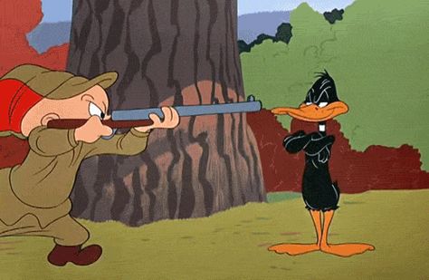 tumblr_ltt5zfXpvI1r2p72to1_500.gif (500×326) Rabbit Season, New Looney Tunes, Duck Season, Looney Tunes Show, Elmer Fudd, Baby Looney Tunes, Old School Cartoons, Merrie Melodies, Looney Tunes Characters