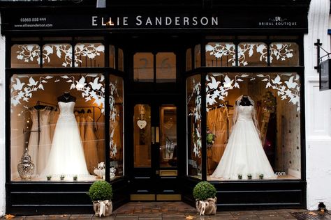 luxury dress boutiques interiors | We have come across the most gorgeous wedding dress boutique ELLIE ... Boutique Exterior, Shop Interiors Boutique, Bridal Shop Interior, Wedding Dress Outlet, Bridal Shop Ideas, Boutique Store Front, Bridal Boutique Interior, Crystal Wedding Dress, Wedding Dress Store