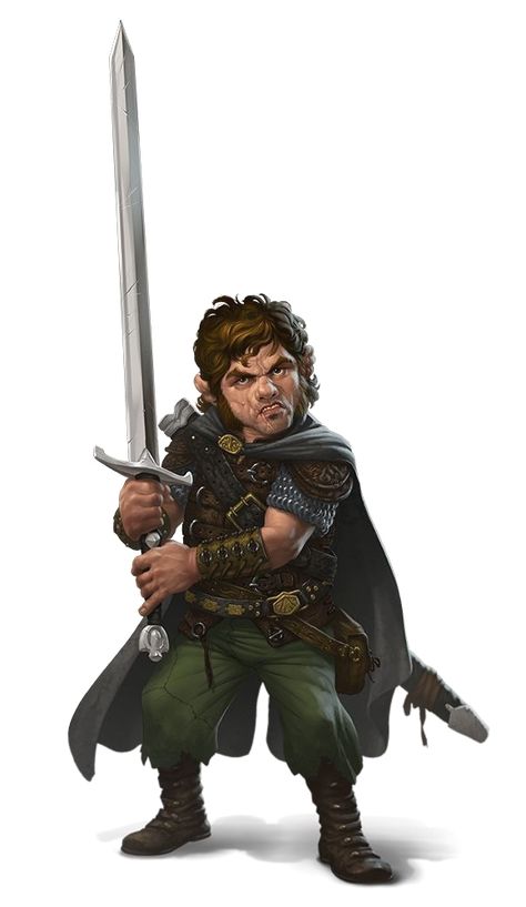 Male Halfling Greatsword Fighter - Pathfinder PFRPG DND D&D 3.5 5E 5th ed d20 fantasy Dnd Halfling, Roll For Initiative, Pathfinder Character, Top Games, Heroic Fantasy, Fantasy Portraits, Fantasy Races, Dungeons Dragons, Dungeons And Dragons Characters