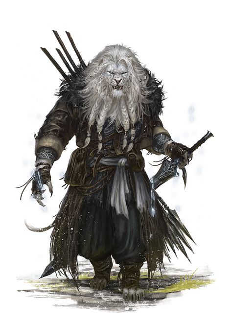 Tabaxi Art, Dnd Pirates, Snow Lion, 다크 판타지, Fantasy Races, Dungeons And Dragons Characters, Dnd Art, D&d Dungeons And Dragons, Dungeons And Dragons Homebrew