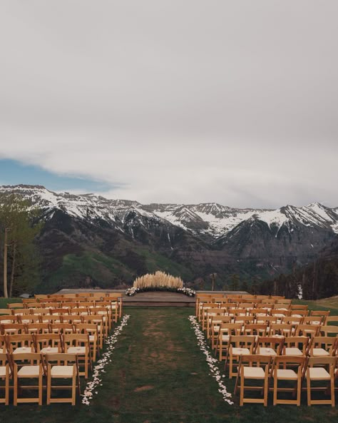 Ceremony Aesthetic, White Dress Bridal, Telluride Wedding, White Bridal Dresses, Little White Dress, Colorado Wedding Venues, Future Wedding Plans, Wedding Goals, Wedding Mood