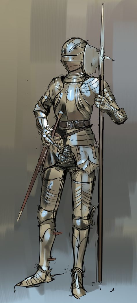 Medieval Armour Art, Medieval Knight Art, Medieval Knight Armor, Knight Outfit, Armor Drawing, Medieval Helmets, Medieval Armour, Historical Warriors, Accel World