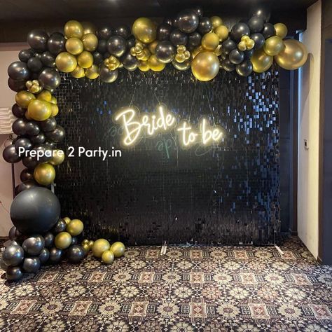 For more Trending Decoration Ideas and DIY hacks, follow on Instagram @prepare2party.in Book Amazing Balloon Party Decorations: https://prepare2party.in Welcome Home Baby Girl, Rice Ceremony, Bride To Be Decorations, Bachelorette Decorations, Unique Bridal Shower, Perfect Bride, Professional Decor, Bachelorette Party Themes