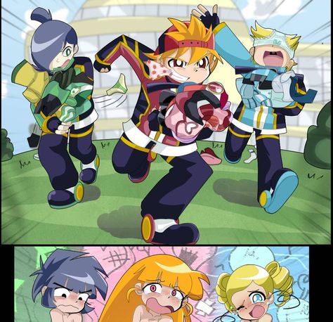 Rowdy Ruff Boys, Powerpuff Boys, Power Puff Girls Z, Powerpuff Girls Z, Powerpuff Girls Cartoon, Super Nana, Powerpuff Girls Fanart, Ppg X Rrb, Rowdyruff Boys