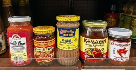 Shrimp Paste & Shrimp Sauce - Asian Ingredients - The Woks of Life Asian Ingredients, Shrimp Pad Thai, Khao Soi, Wok Of Life, Woks Of Life, The Woks Of Life, Water Spinach, Shrimp Sauce, Pad Thai Recipe