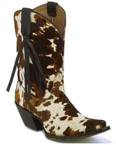 Tony Lama Womens Tri-Color Hair On Calf Cowgirl Boots - Snip Toe, Multi Woman Cowboy Boots, Cow Girl Boots, Shyanne Boots, Tony Lama Boots, Bota Country, Womens Cowgirl Boots, Girl Boots, Ariat Boots, Tony Lama