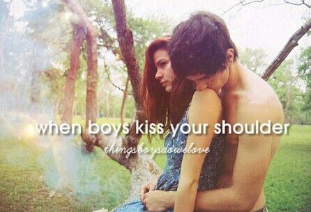 When boys kiss your shoulder Shoulder Kiss, Best Kisses, Win My Heart, Perfect Boyfriend, The Perfect Guy, Future Boyfriend, Dream Guy, All You Need Is Love, Kiss You