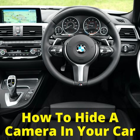 Knowing how to hide a camera in your car the right way is important. Do it wrong and the cam could easily be discovered, you could end up with the wrong... Hidden Cameras Ideas, Hidden Cameras For Home, Best Spy Camera, Garage Screen, Safety Gadgets, Spy Equipment, Security Camera Hidden, Hide Video, Covert Cameras