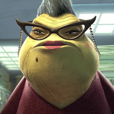 Roz | Disney Wiki | Fandom Monsters Inc Roz, Character With Glasses, Troll Wig, Monsters Inc Characters, Deadpan Humor, Disney Quiz, Droopy Eyes, Disney Wiki, Disney Images