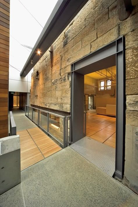 Exposed Structure Architecture, Doorway Frame, Steel Architecture, Steel Frame House, Historic Houses, Mid Century Architecture, Hay Bales, Steel Beams, Architecture Inspiration